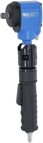 Tryckluft-Mutterdragare | Vinklad & Kraft-hylsnyckelsats | 12,5 mm (1/2") | 650 Nm | 10 delar