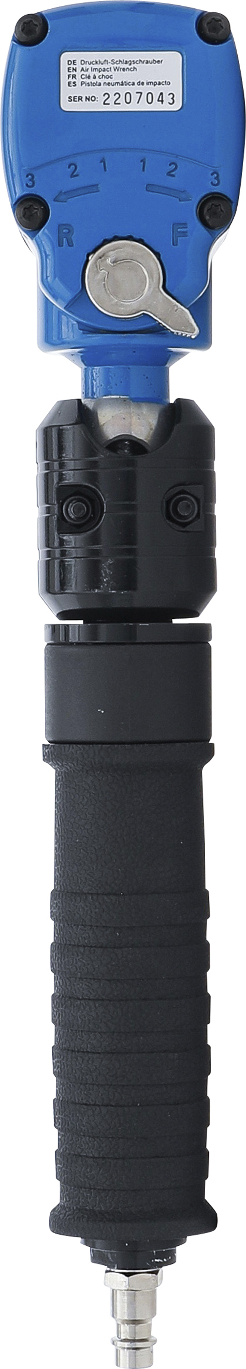 Tryckluft-Mutterdragare | Vinklad & Kraft-hylsnyckelsats | 12,5 mm (1/2") | 650 Nm | 10 delar