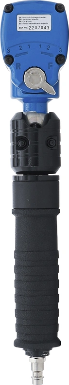 Tryckluft-Mutterdragare | Vinklad & Kraft-hylsnyckelsats | 12,5 mm (1/2") | 650 Nm | 10 delar