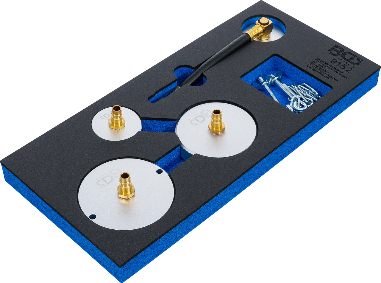 Verkstadsvagninlägg 1/3: Adaptersats för Tryckluft-bromsluftare | 4 delar