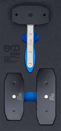 Verkstadsvagninlägg 1/3: Sats bromskolv-återställnings-verktyg | med spärrfunktion