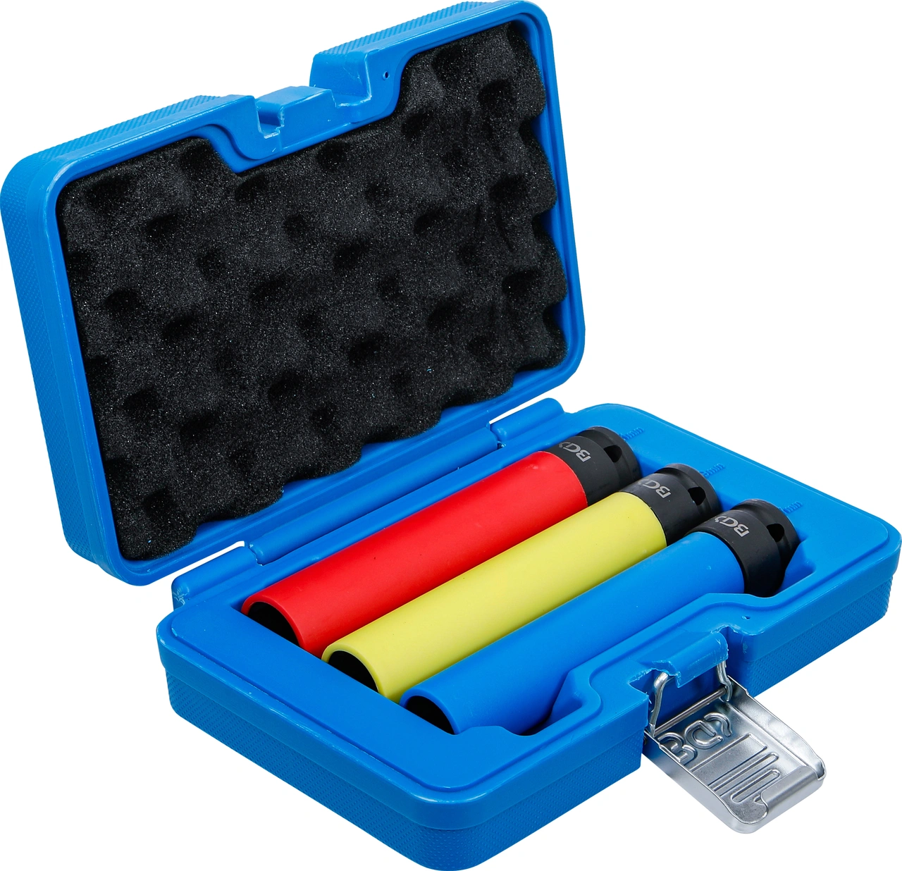 Kraft-Skoninsats-sats | extra djup | 12,5 mm (1/2") | 17 / 19 / 21 mm | 3 delar