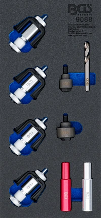 Verkstadsvagninlägg 1/3: Monteringsverktyg-sats för Parkeringssensor-Hållare