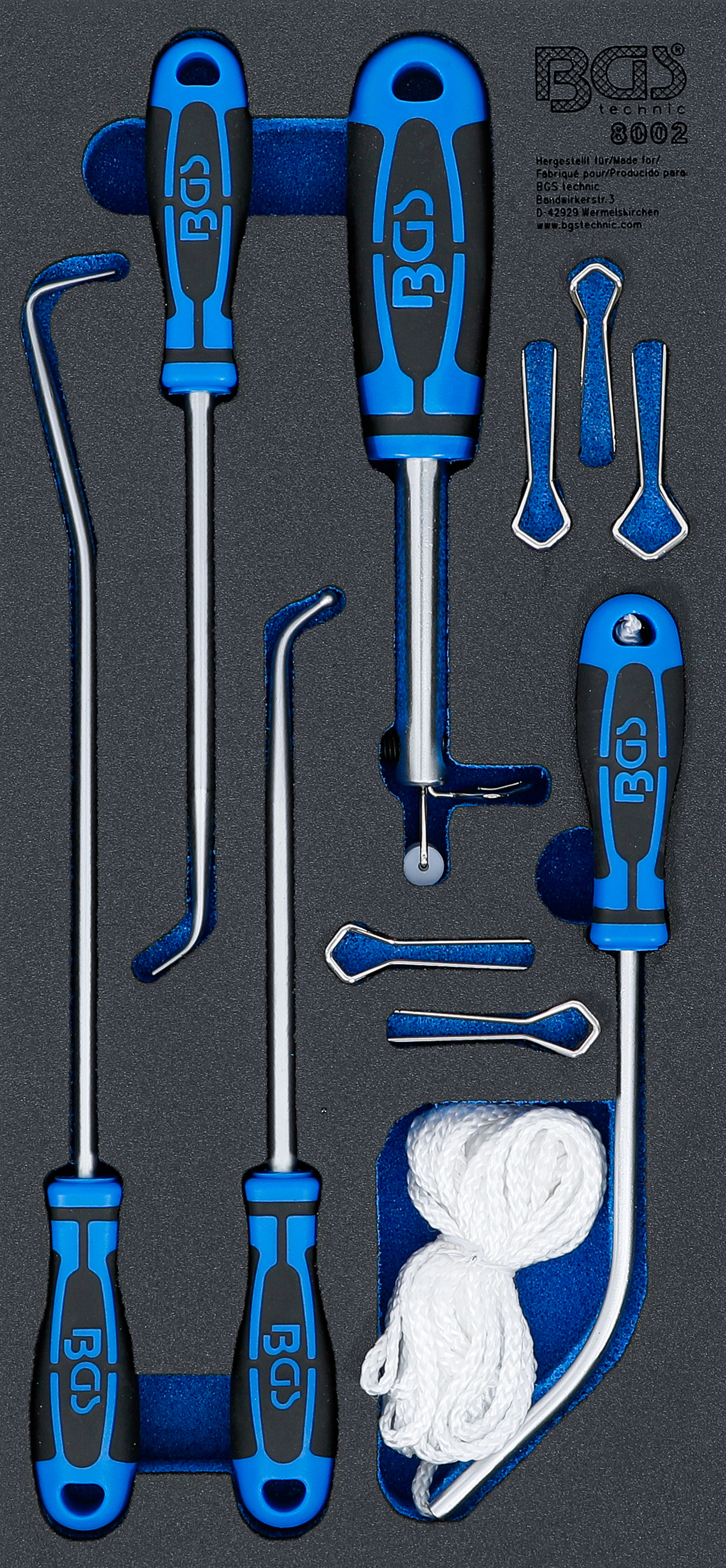 Verkstadsvagninlägg 1/3: Vindruta-Verktyg-sats | 5 delar