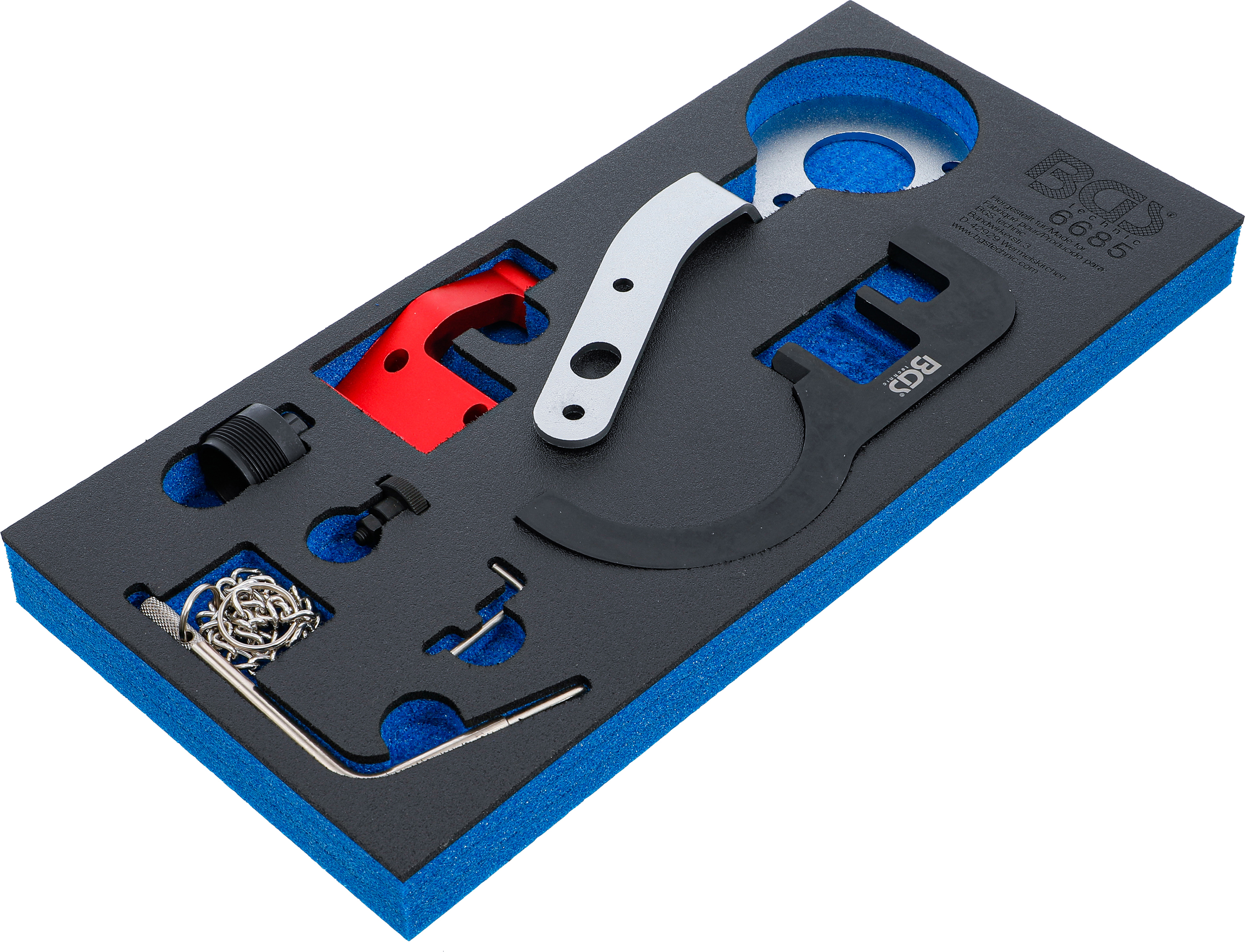 Verkstadsvagninlägg 1/3: Motor-Inställningsverktyg-sats | för BMW / MINI 1.5 & 2.0 diesel