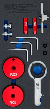 Verkstadsvagninlägg 1/3: Motor-Inställningsverktyg-sats | för Ford 2.0TDCi EcoBlue