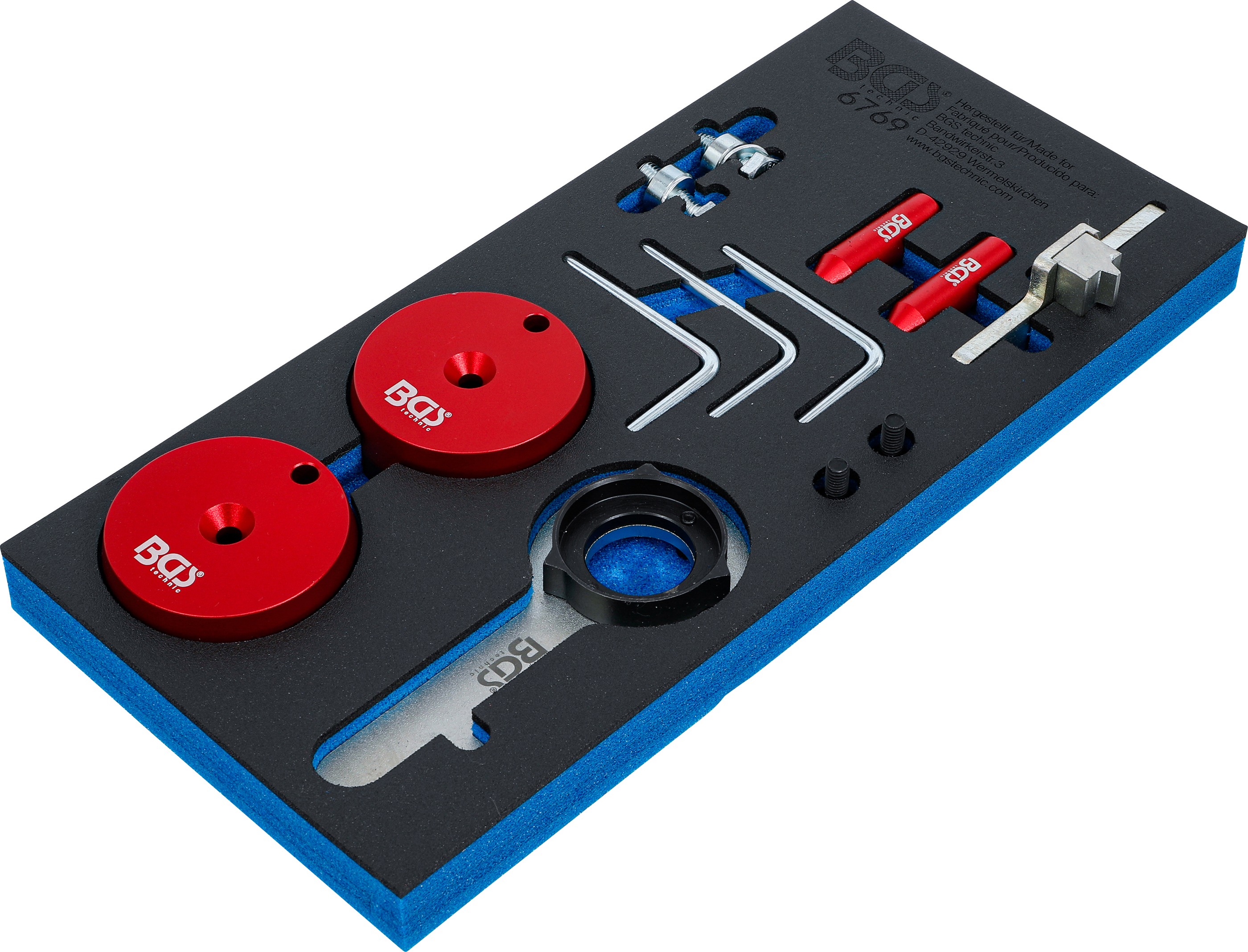 Verkstadsvagninlägg 1/3: Motor-Inställningsverktyg-sats | för Ford 2.0TDCi EcoBlue