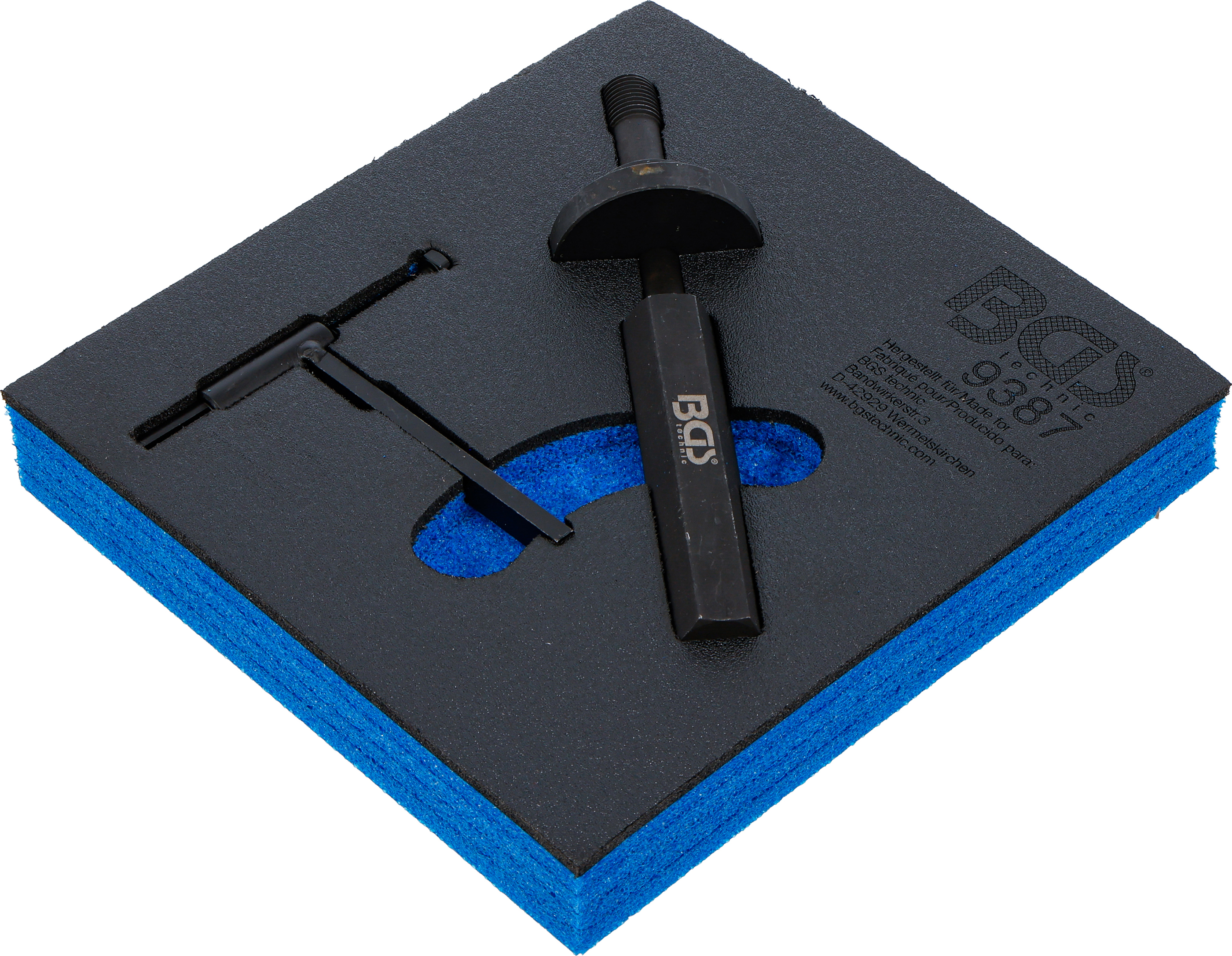 Verkstadsvagninlägg 1/6: Kamremlock-Inriktnings- och Pumphjul-Demontering-Verktyg-sats | för Ford 1.8 Tddi / TDCi