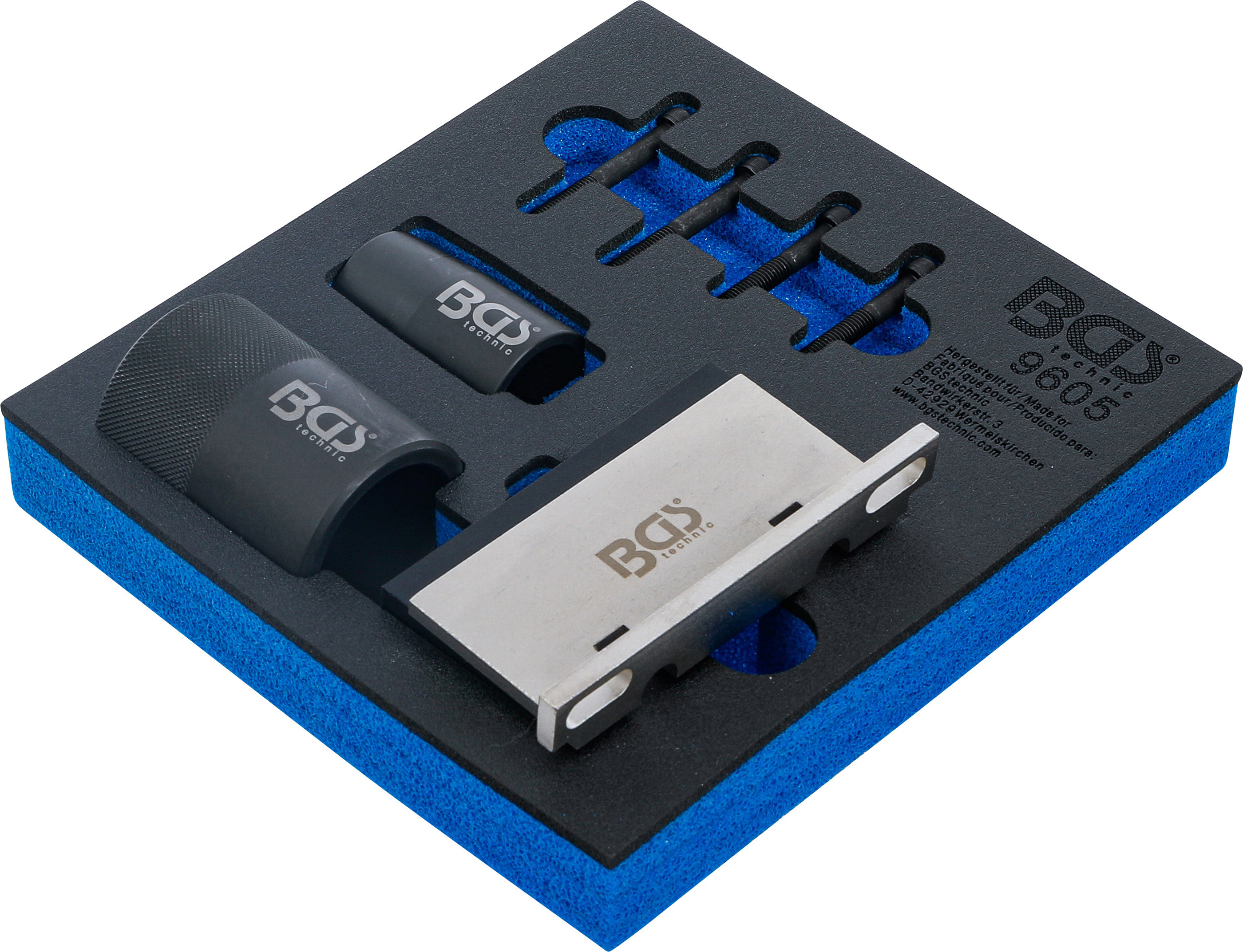 Verkstadsvagninlägg 1/6: Kamaxel-hållarverktyg och vevaxeltätning-verktygssats | för Ford, Volvo 2.5 Turbo