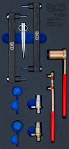 Verkstadsvagninlägg 1/3: Motor-Inställningsverktyg-sats | för Land Rover, Jaguar V8