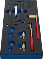 Verkstadsvagninlägg 1/3: Motor-Inställningsverktyg-sats | för Land Rover, Jaguar V8