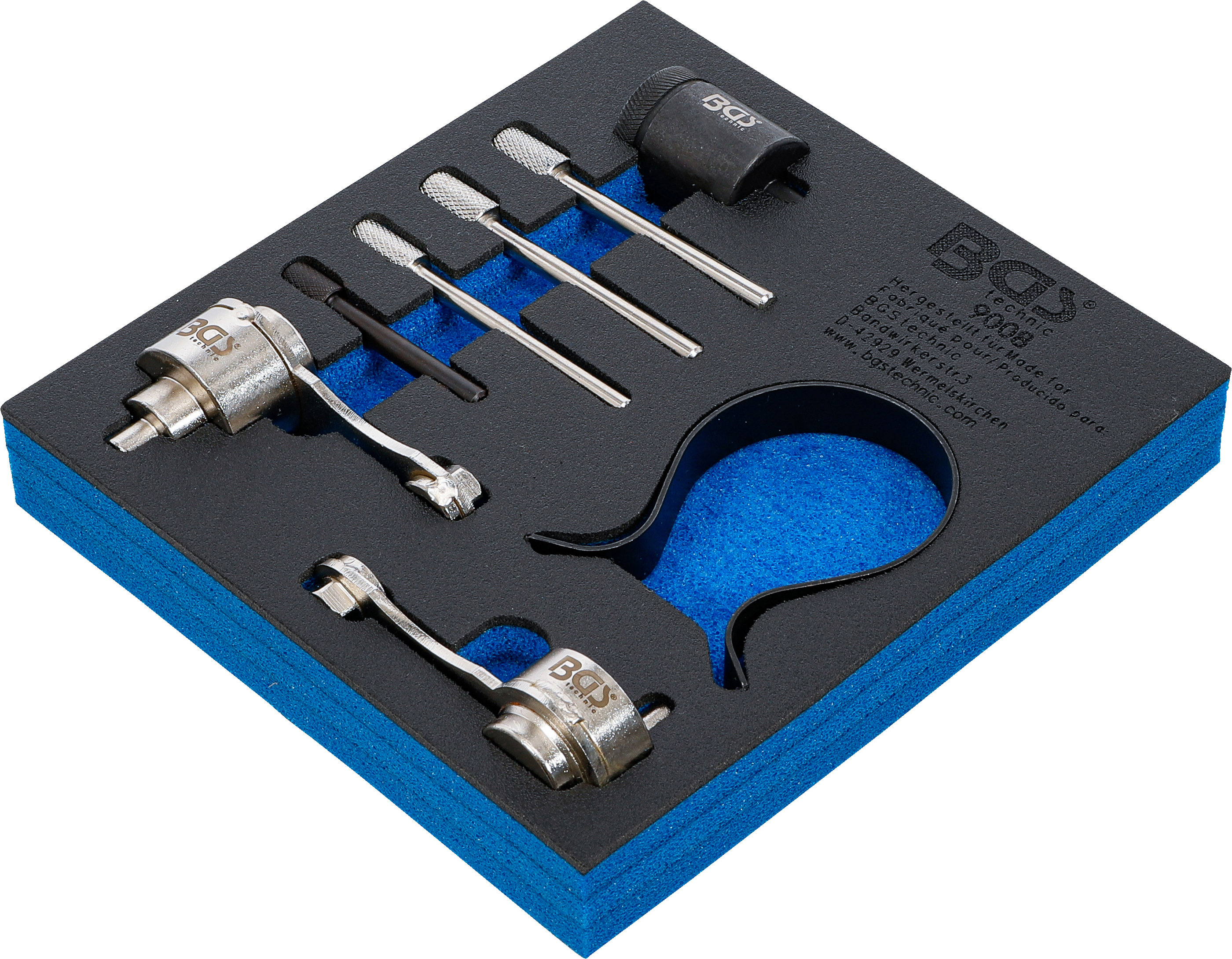 Verkstadsvagninlägg 1/6: Motor-Inställningsverktyg-sats | för Jaguar, Land Rover 2.7, 3.0 TD V6