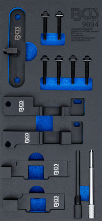 Verkstadsvagninlägg 1/3: Motor-Inställningsverktyg-sats | för Land Rover 3.6 TD V8