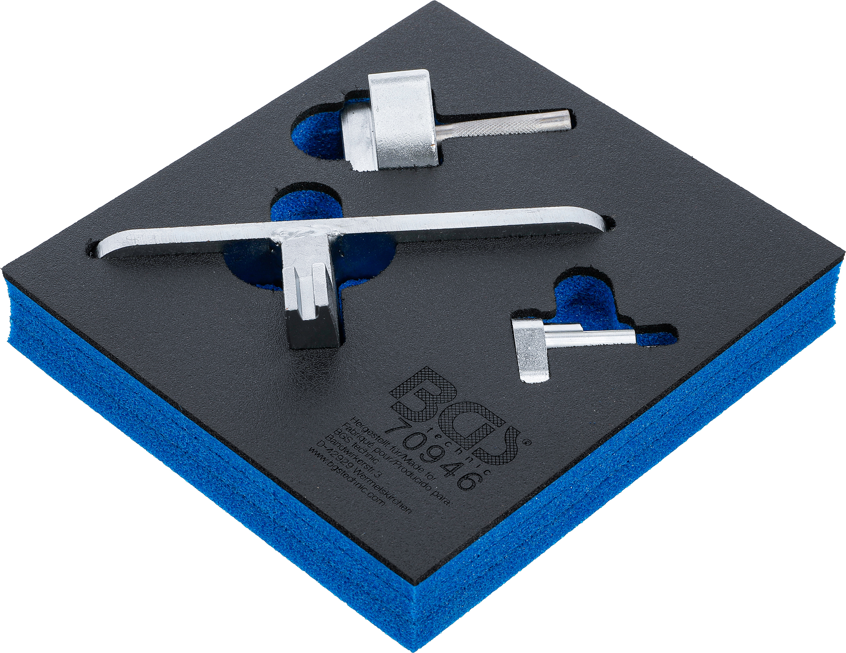 Verkstadsvagninlägg 1/6: Motor-Inställningsverktyg-sats | för Land Rover, Jaguar 3.0, 5.0L Diesel