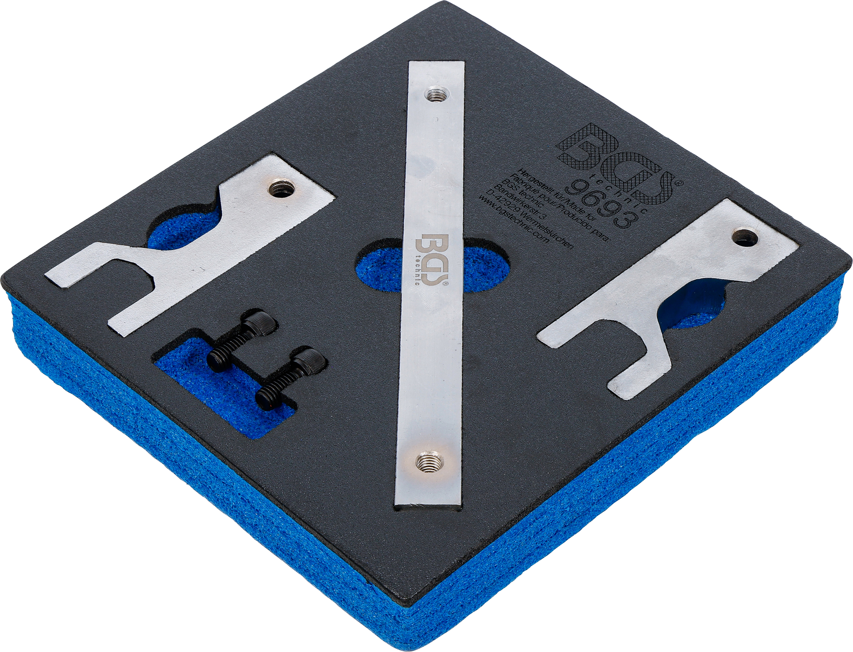 Verkstadsvagninlägg 1/6: Balansaxel-Inställningsverktyg-sats | för Mercedes-Benz OM651