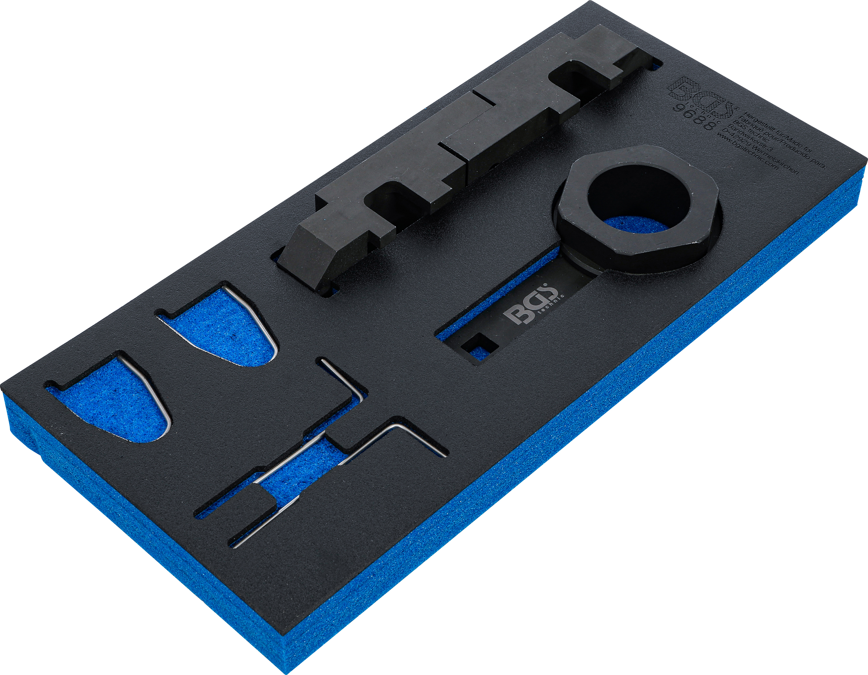 Verkstadsvagninlägg 1/3: Motor-Inställningsverktyg-sats | för Opel 1.6 SIDI