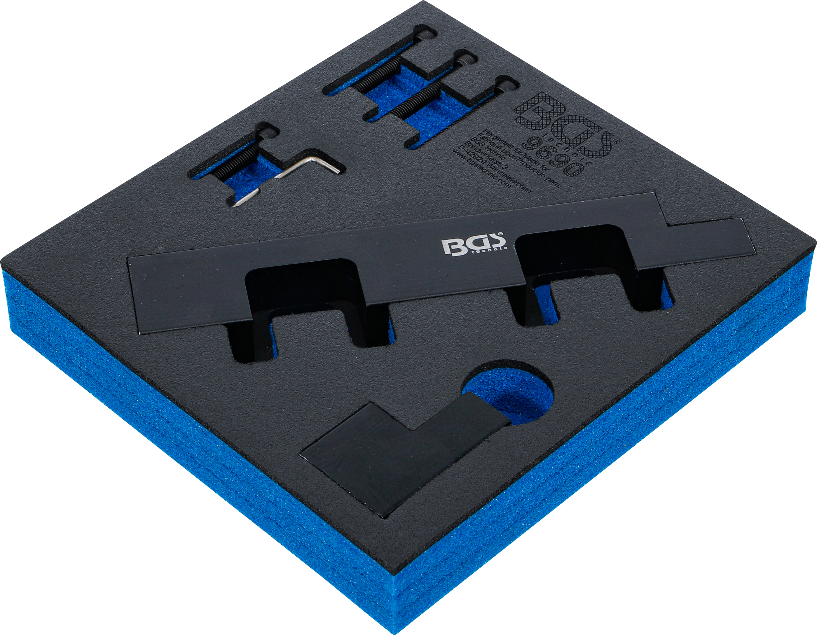 Verkstadsvagninlägg 1/6: Kamaxel-Inställningsverktyg-sats | för Opel 2.0 CDTi