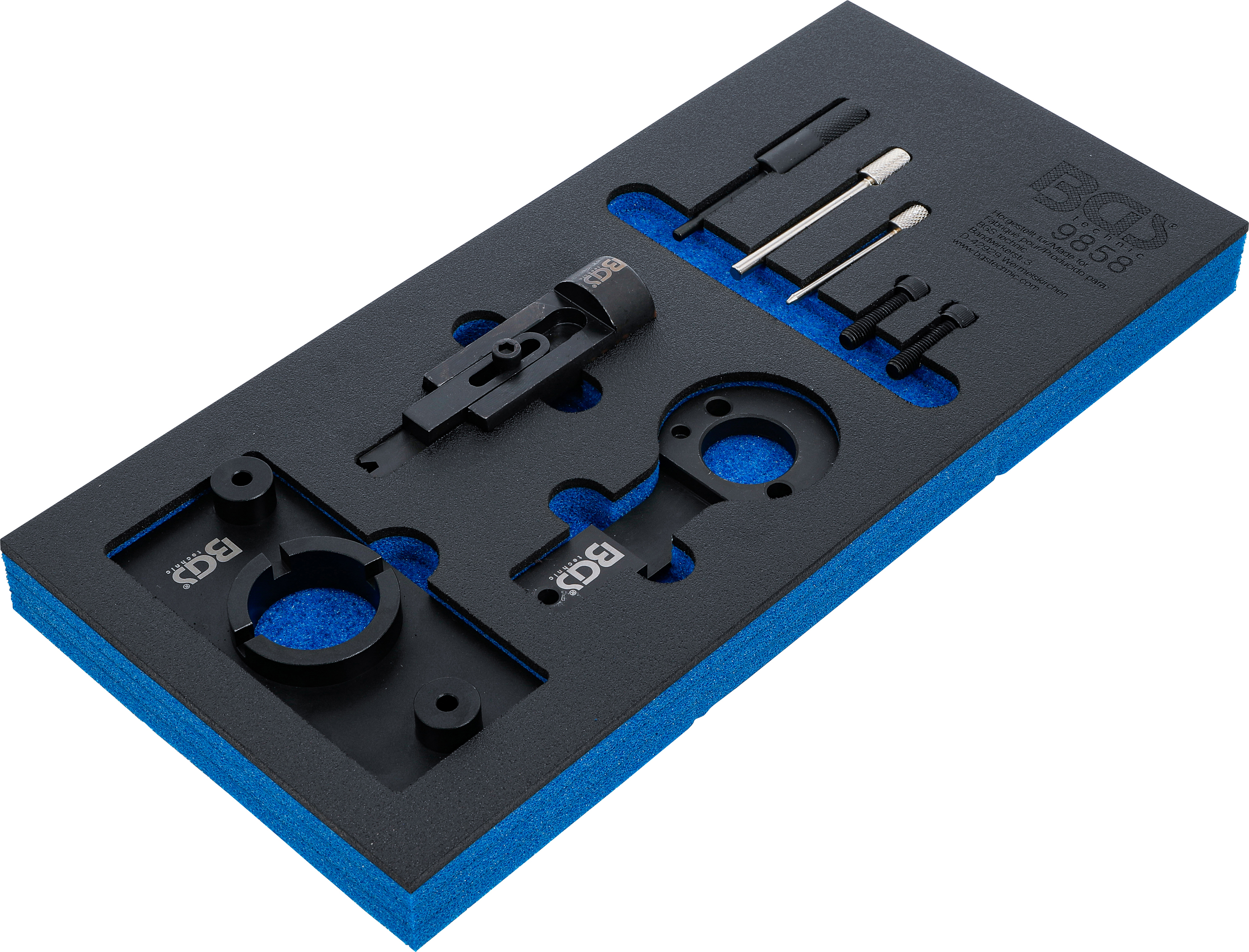 Verkstadsvagninlägg 1/3: Motor-Inställningsverktyg-sats | för Opel 2.0 CDTi / EcoFLEX