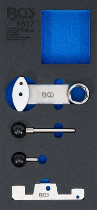 Verkstadsvagninlägg 1/3: Motor-Inställningsverktyg-sats | för Porsche 911 (996, 997)