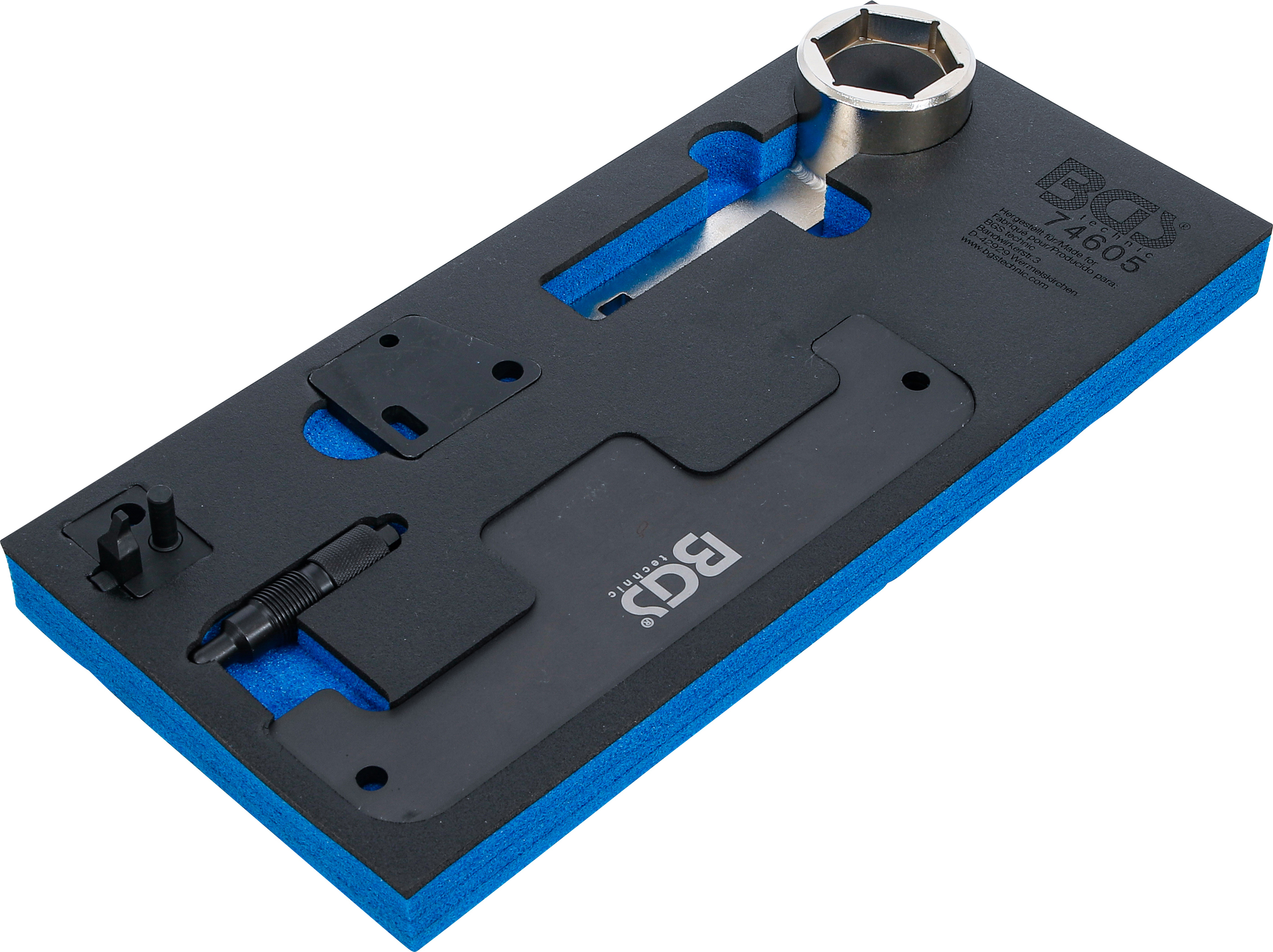 Verkstadsinlägg 1/3: Motor-Inställningsverktyg-sats | för VAG / Porsche 6- och 8-cylinder