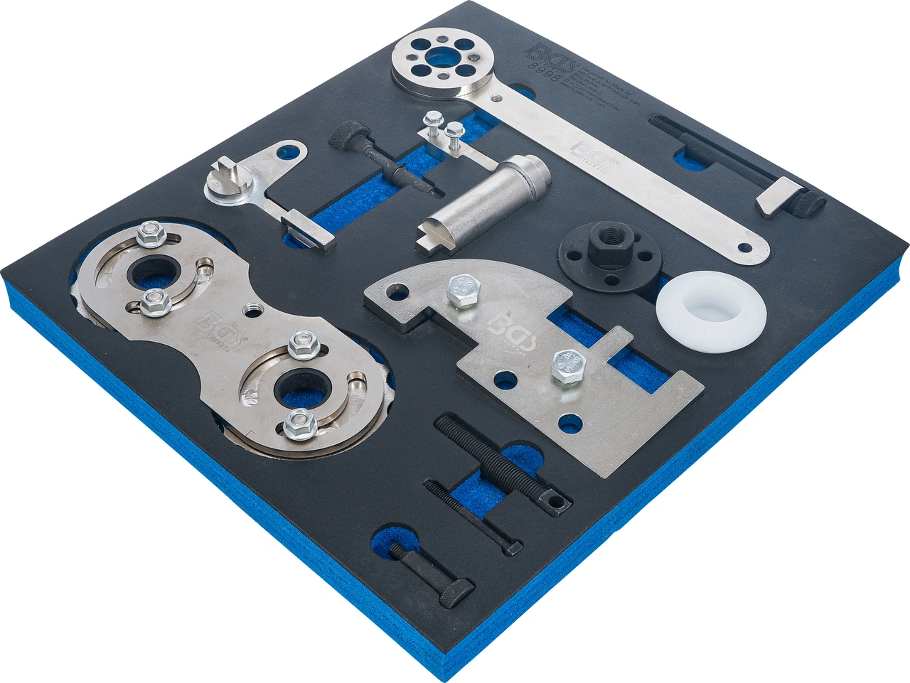 Verkstadsvagnsinlägg 2/3: Motor-Inställningsverktyg-sats | för Volvo B4204