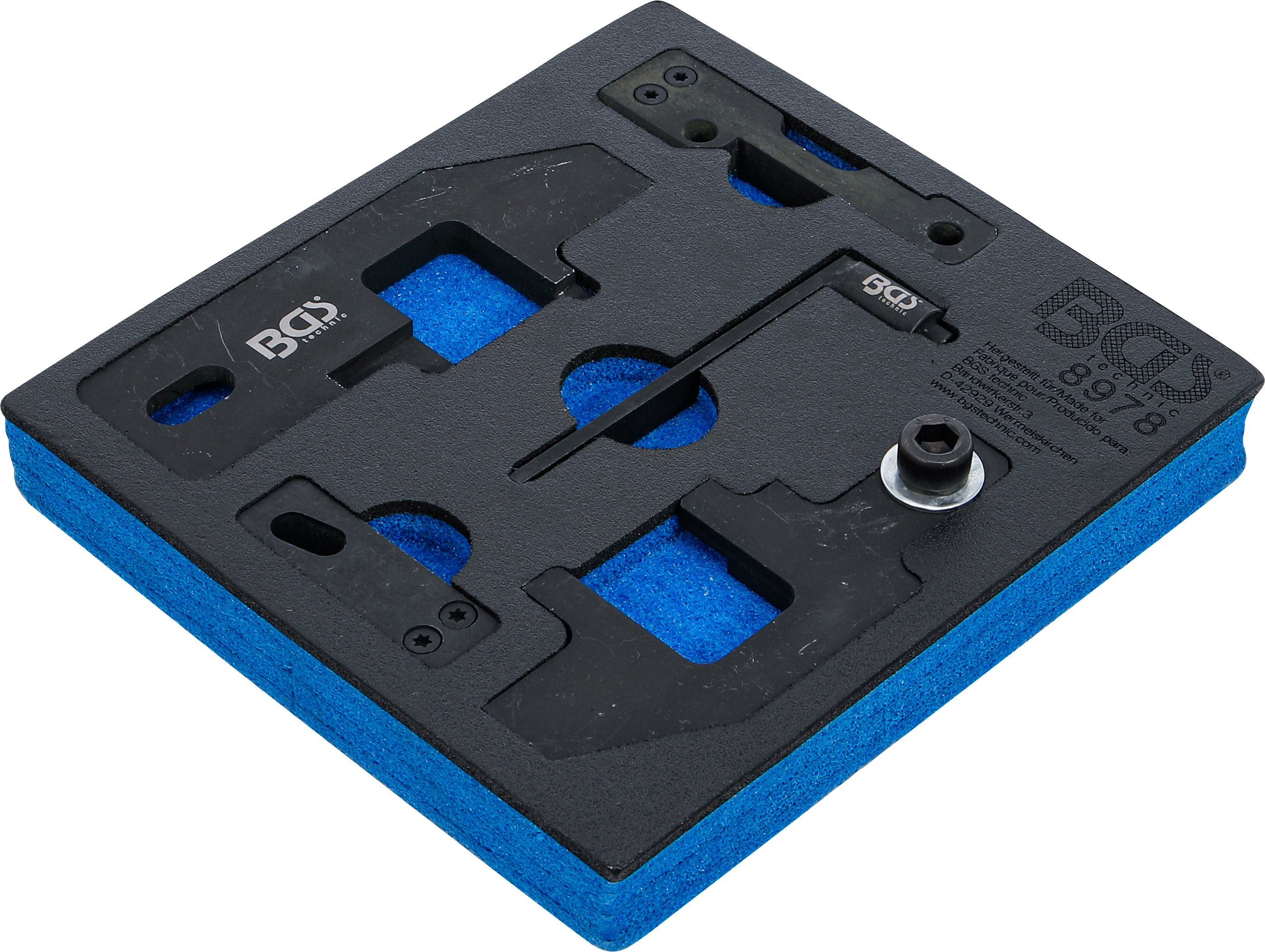 Verkstadsvagninlägg 1/6: Motor-Inställningsverktyg-sats | för PSA, Toyota 1.0, 1.2 VTi