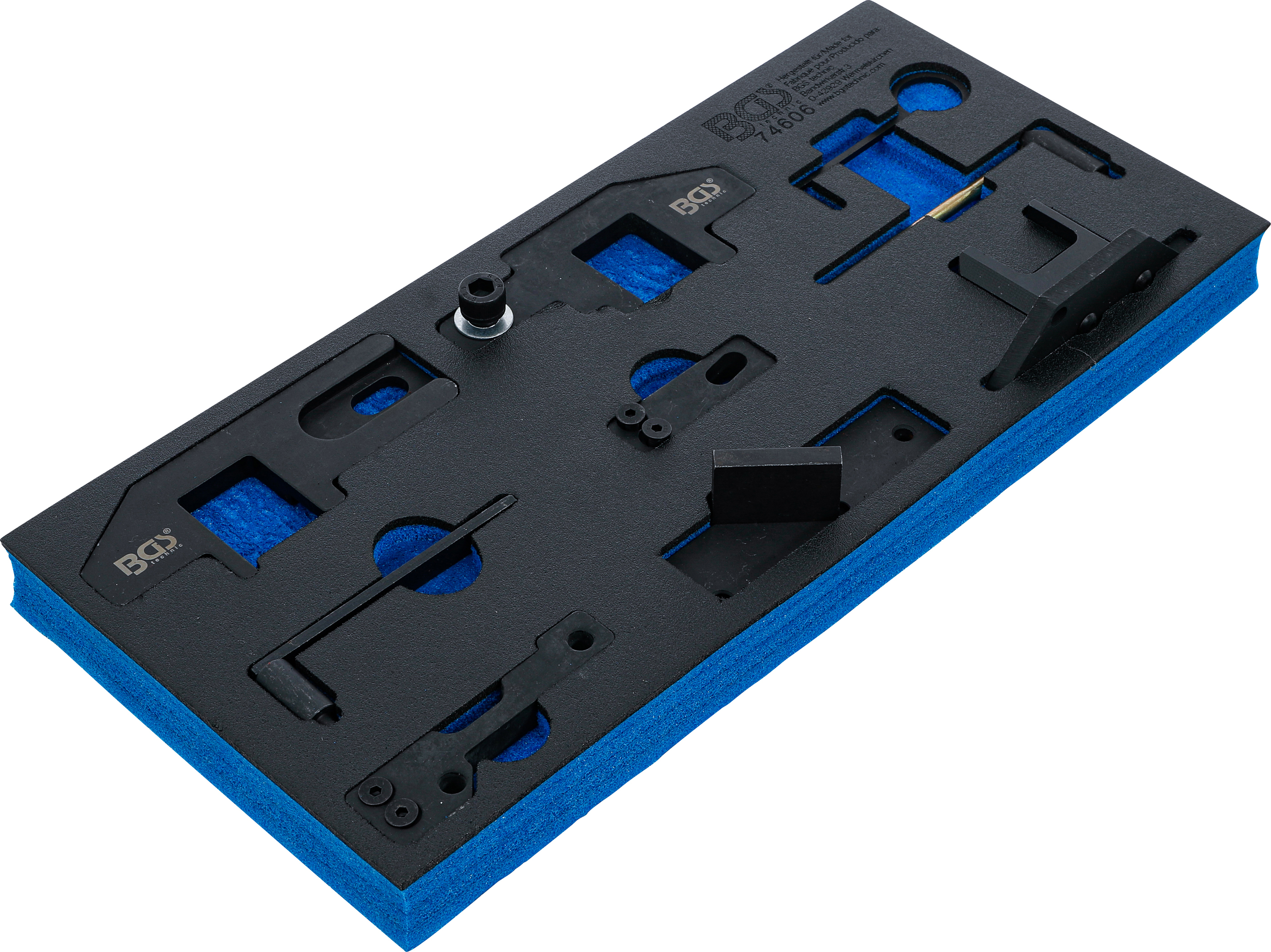 Verkstadsvagninlägg 1/3: Motor-Inställningsverktyg-sats | för PSA 1.0 EB0 / 1.2 EB2 Bensin