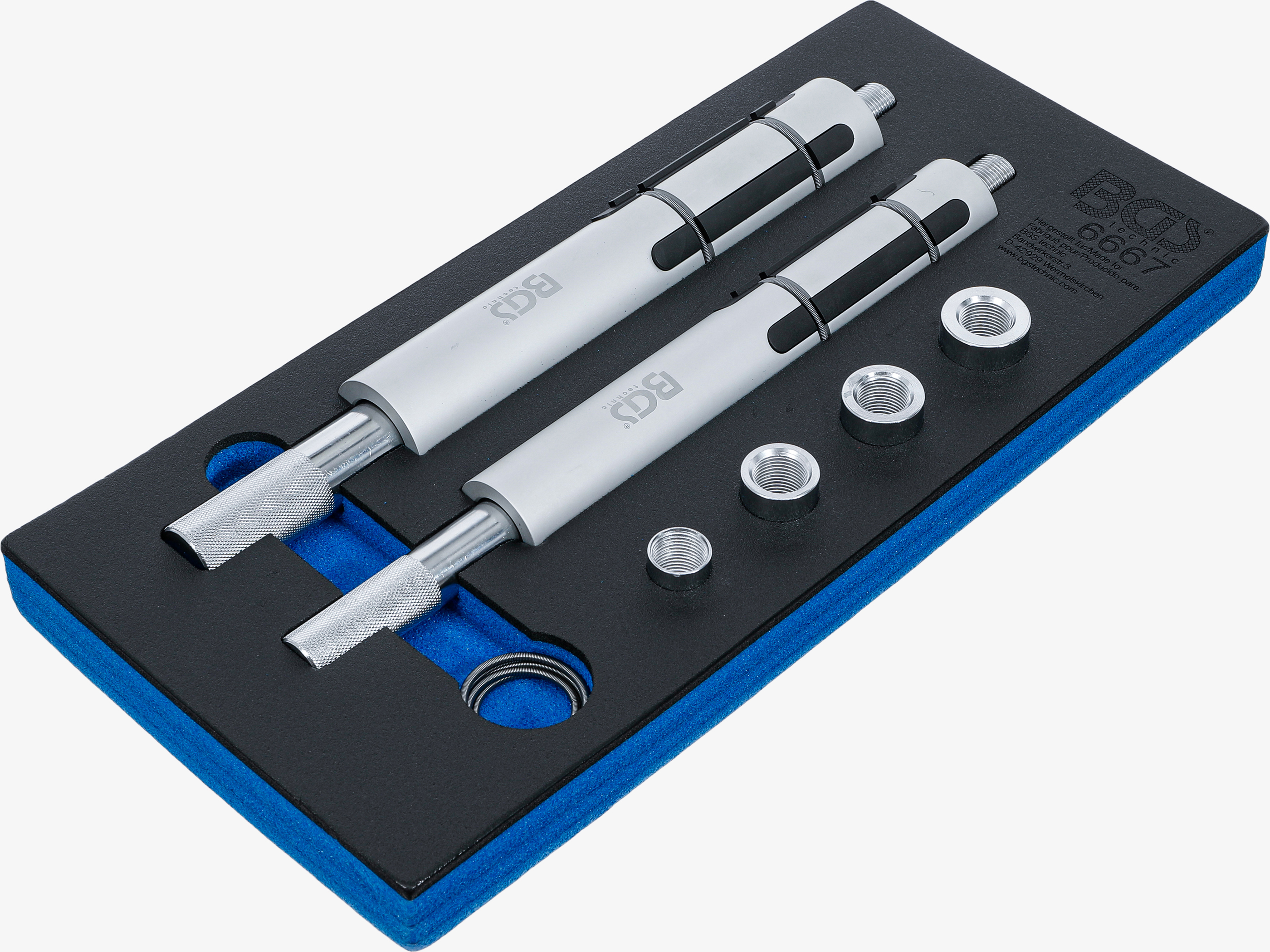 Verkstadsvagninlägg 1/3: Koppling-Centreringsverktyg-sats | för lastbilar | 6 delar