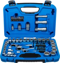 Genomstickbar hylsnyckel-sats | Gear Lock | 4,5 - 25 mm | 52 delar