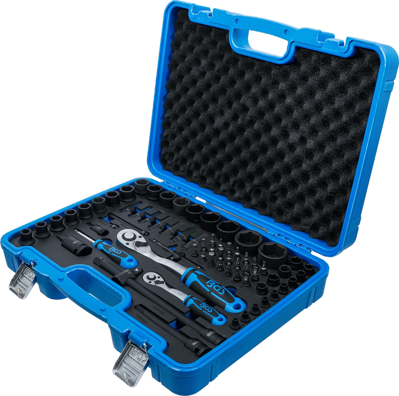 Kraft-Hylsnyckel-sats Sexkant | 6,3 mm (1/4") + 12,5 mm (1/2") | 69 delar