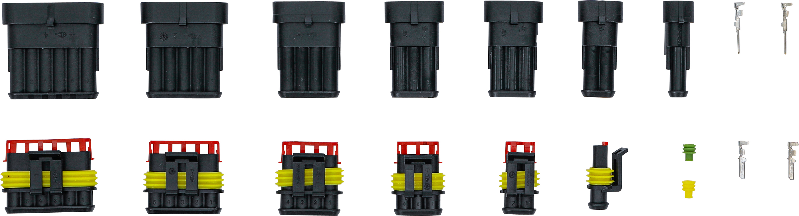 Stickkontakt-Sortiment | 350 delar