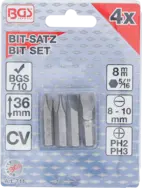 Bitssats för slagskruvmejsel | för BGS 710