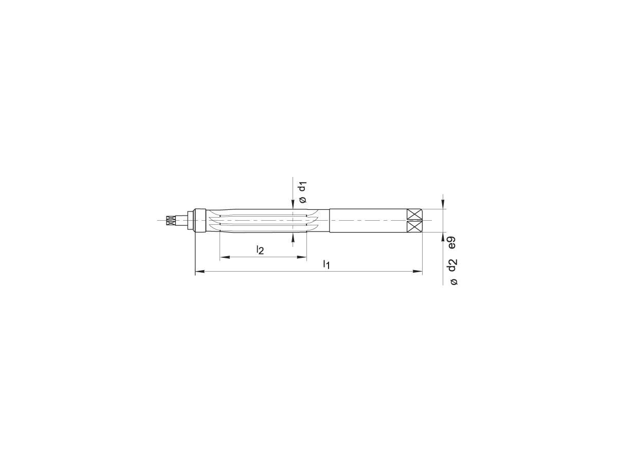 Handbrotsch DIN 859 HSS 5,0mm