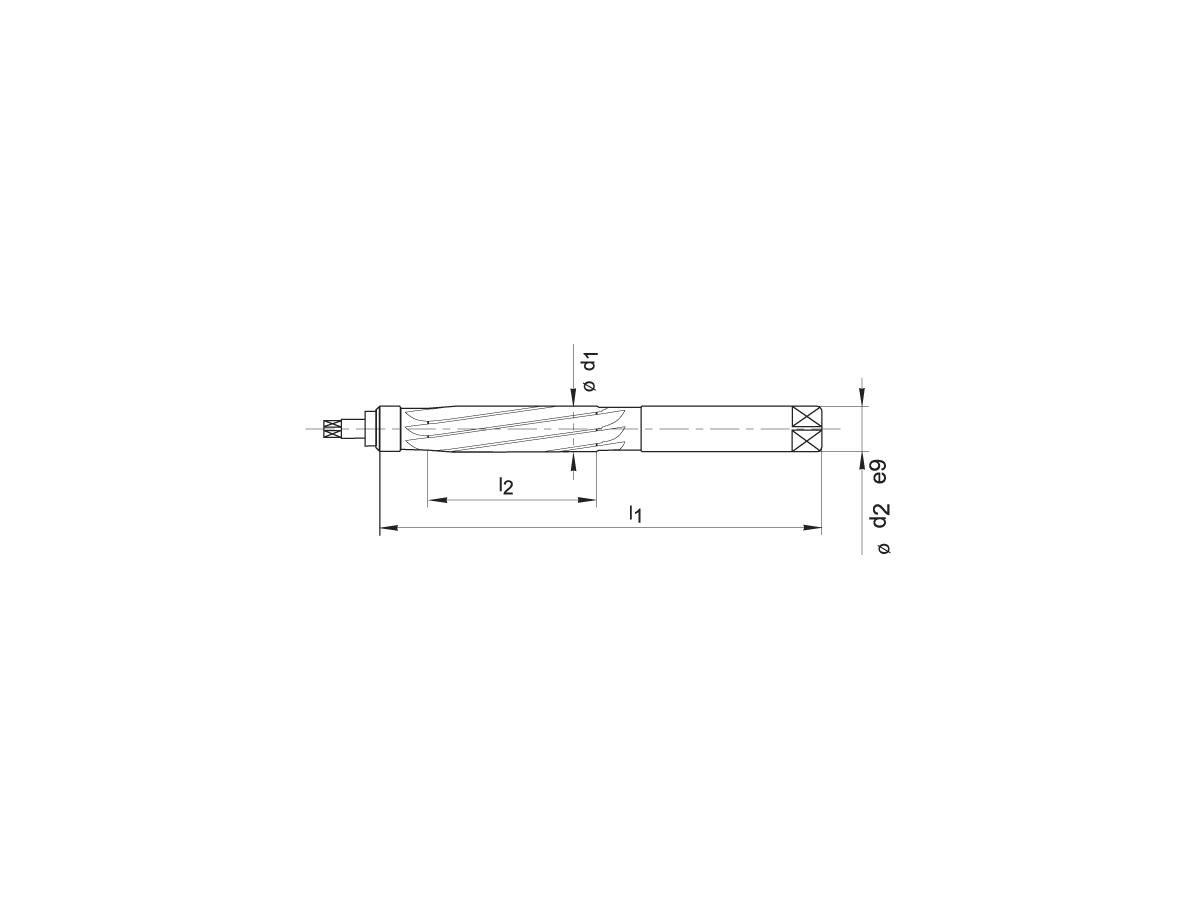 Handbrotsch DIN 859 HSS 9,0mm
