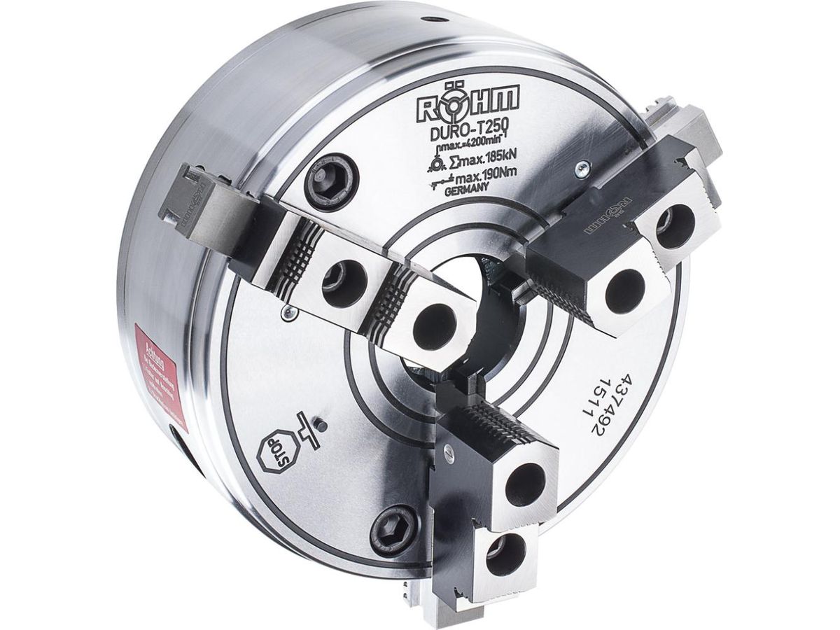 Trebackig svarvchuck DURO-T DIN 6350-A - 315mm