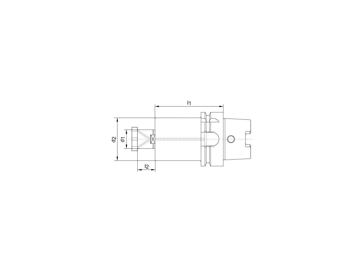 Kombidorn D69893A KKB HSK-A 63-27x100mm