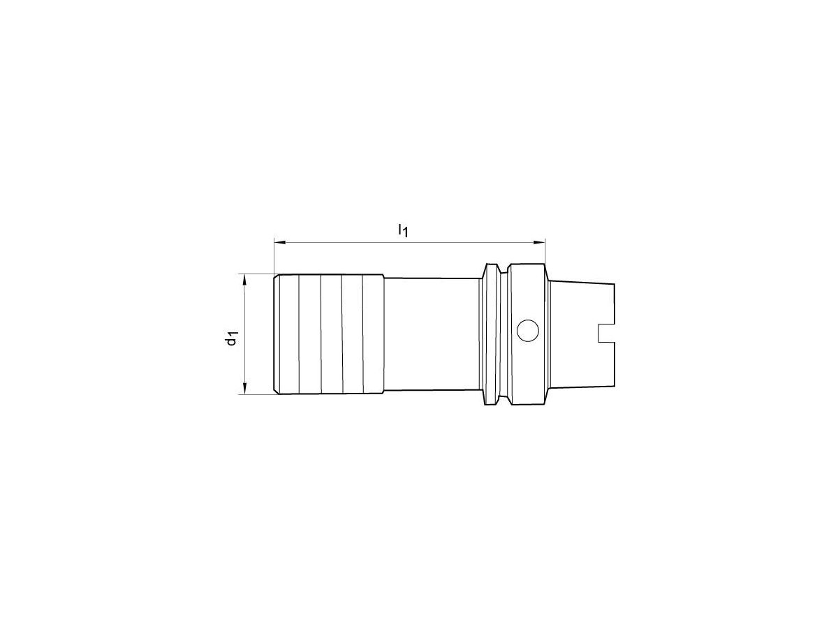 Snabbgängchuck DIN 69893A HSK63 EX M6-20