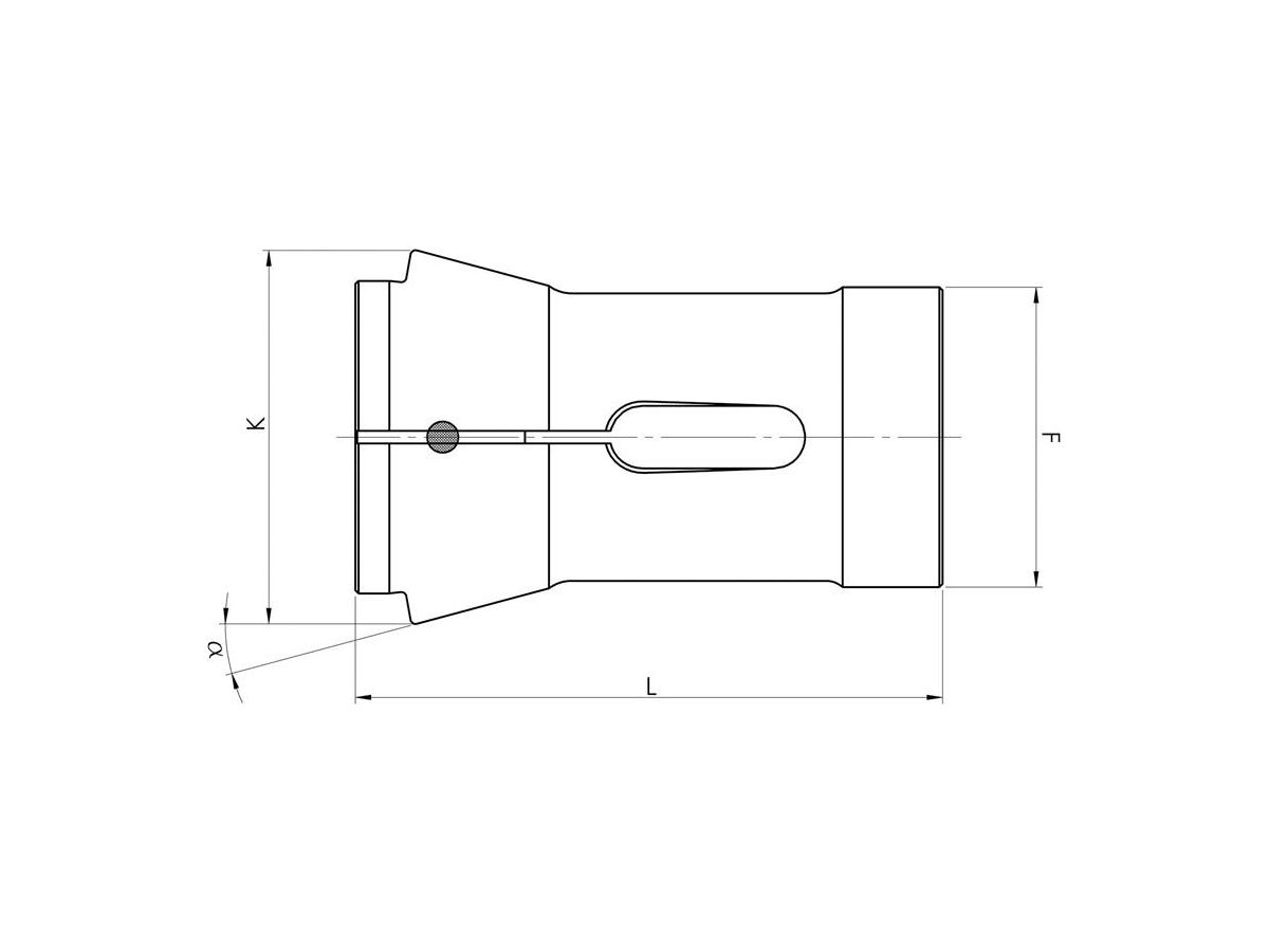 Spännhylsa DIN 6343 0173E 3,00mm RD FM1148-V