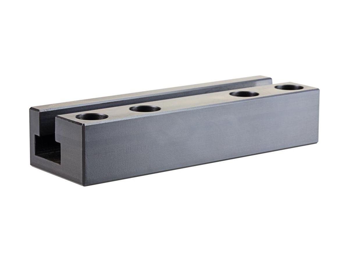 FlexiClamp brygga med 14mm T-spår för spåravst. 63, 100, 125mm