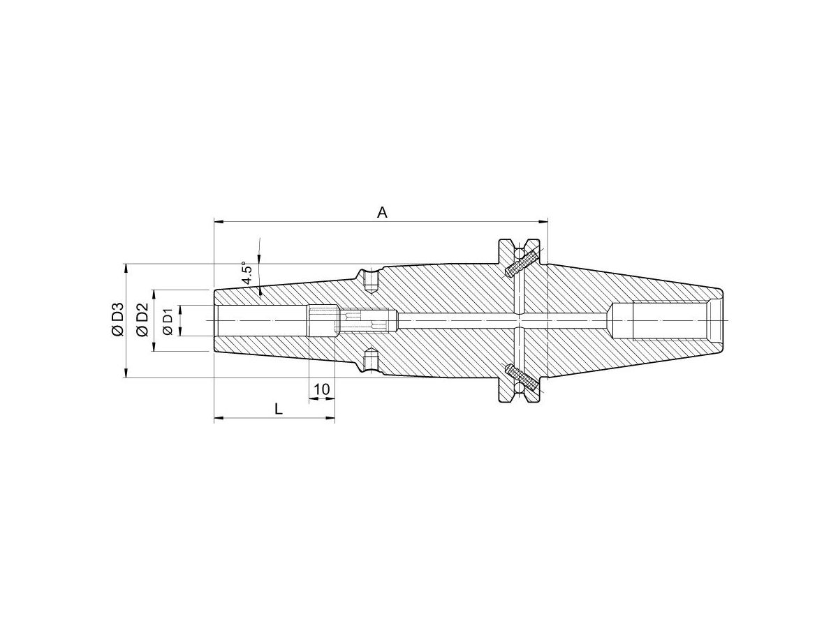 Krympchuck DIN 69871AD/B SK40