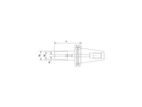 Krympchuck DIN 69871-AD/B 25,0x130mm, SK 50