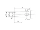 Krympchuck DIN 69863-A 10,0x85mm, HSK50, Form E