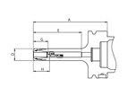 Spännhylschuck D69893A CP16M HSK-A63-100