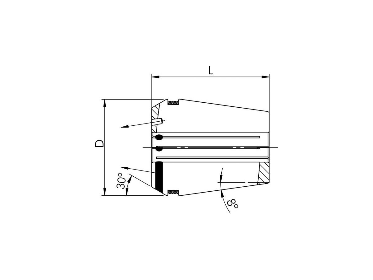 Spännhylsa DIN 6499B GERC32HPDD 14,0mm