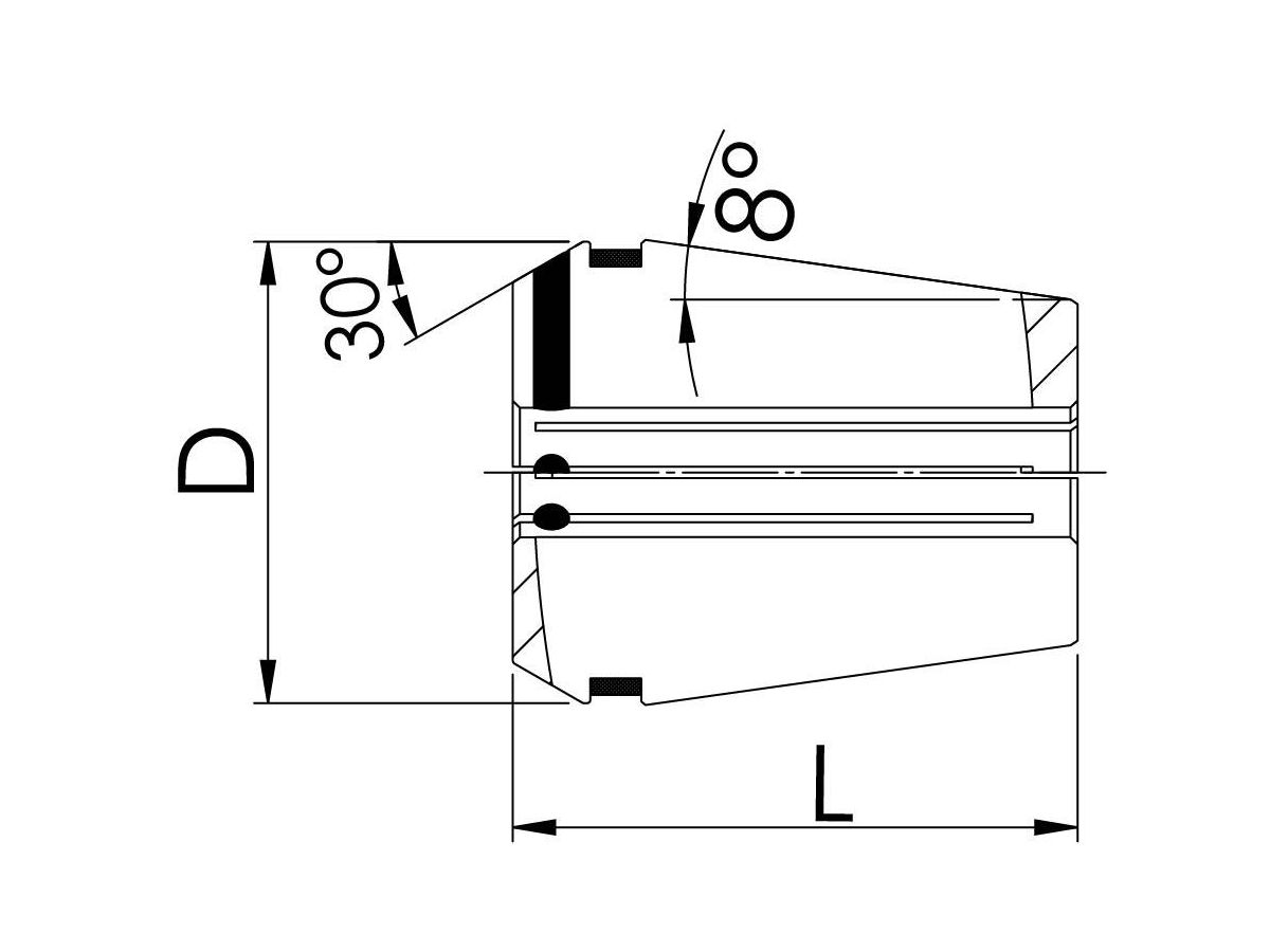 Spännhylsa 425E IK ER16 3,0mm