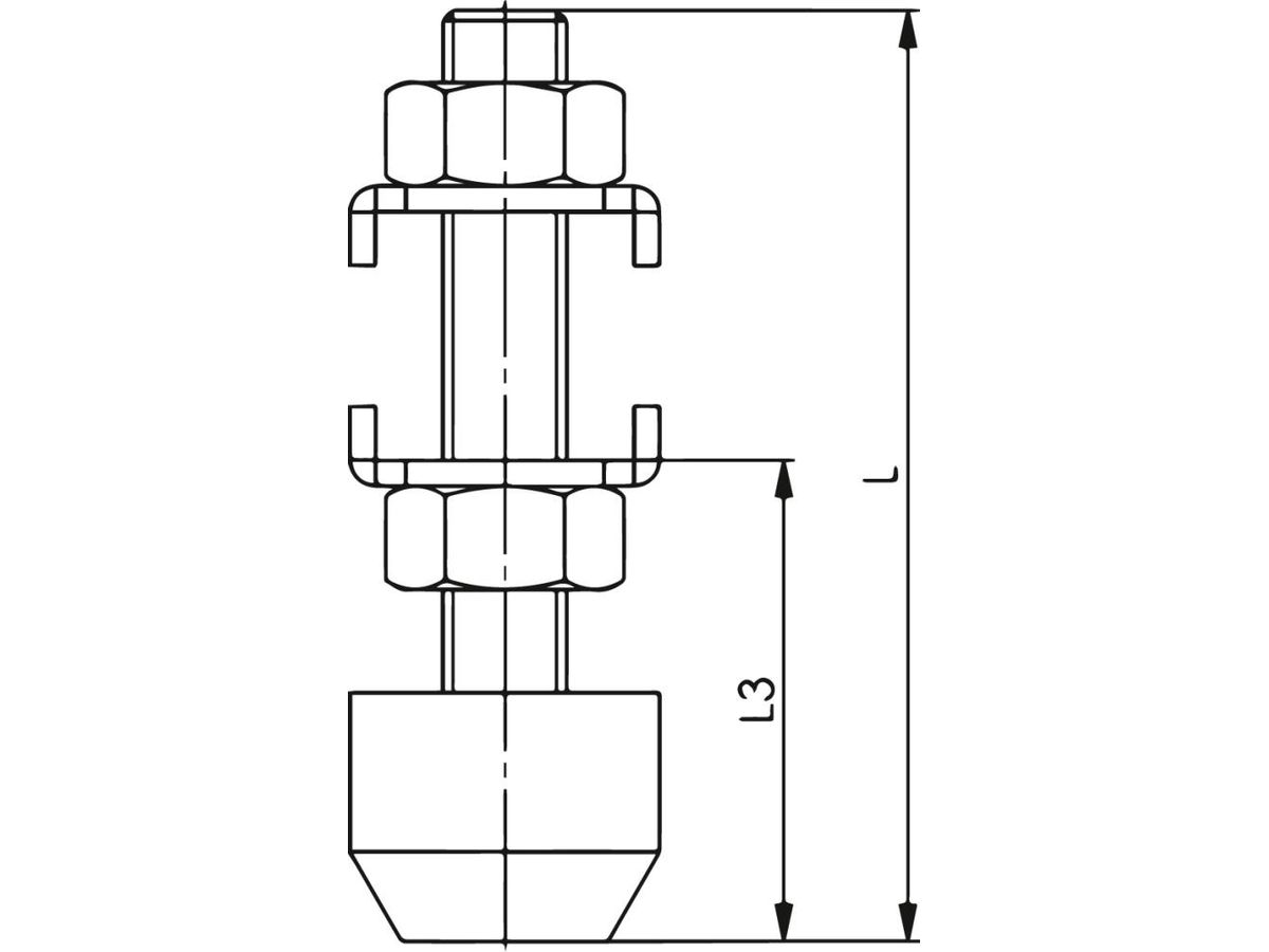 Spännskruv Comfortline 6890C-1