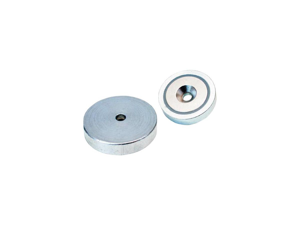 Neodym Magnet med fs skruvhål 47x9,2mm