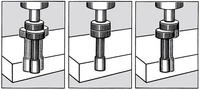 Kantavkännare Stl. 1, T-huvud: 6mm, Skaft: 6mm Stl.1