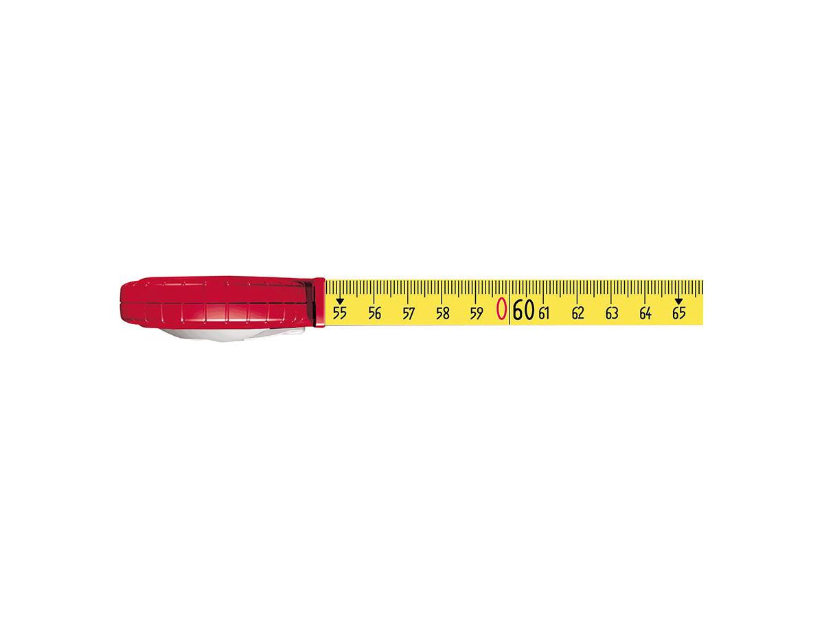 Stålmåttband i Ram STD-B Polyamid Gult, 50M EG II