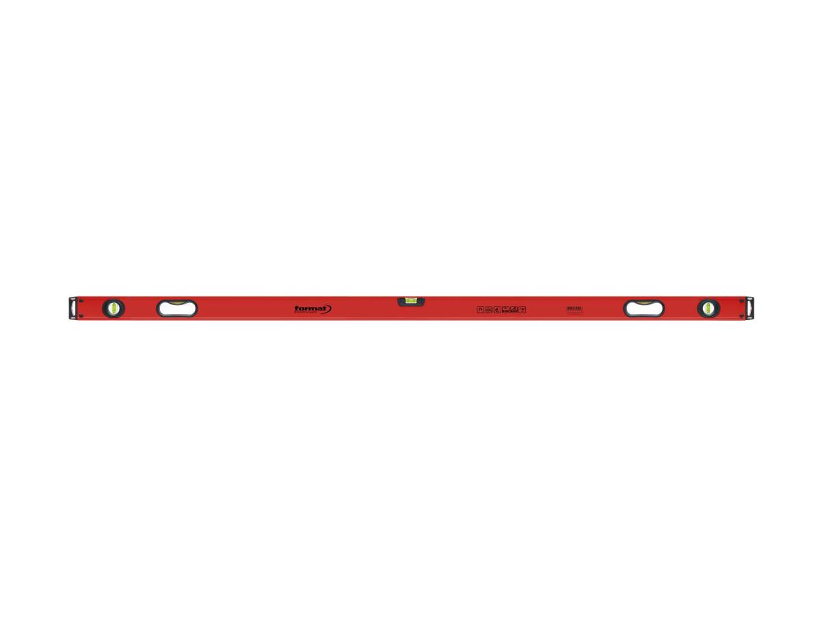 Magnetvattenpass Alu 180cm 3-libeller